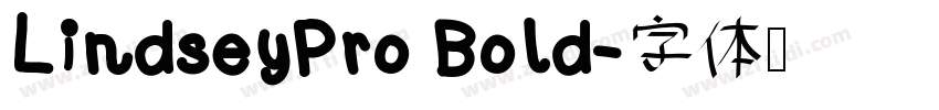 LindseyPro Bold字体转换